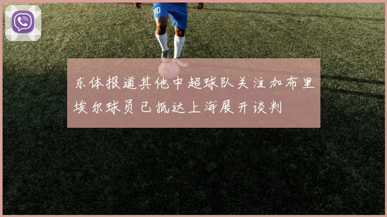 东体报道其他中超球队关注加布里埃尔球员已抵达上海展开谈判